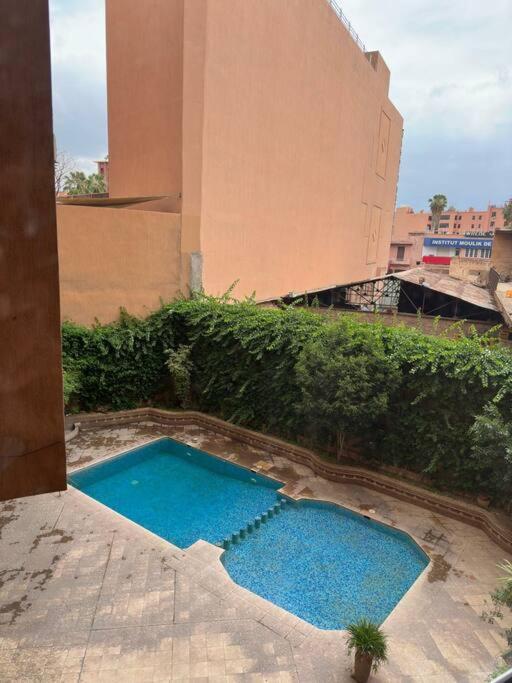 Appartement Center De Gueliz Avec Piscine Marrakesh Exterior foto